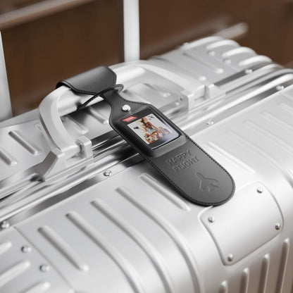 Phototag: Customizable E-Ink Tracker for Keys, Wallets & Luggage - Apple Find My Compatible, Displays Photos & Emojis, 10-Month Battery Life, IP65 Waterproof, Replaceable Battery